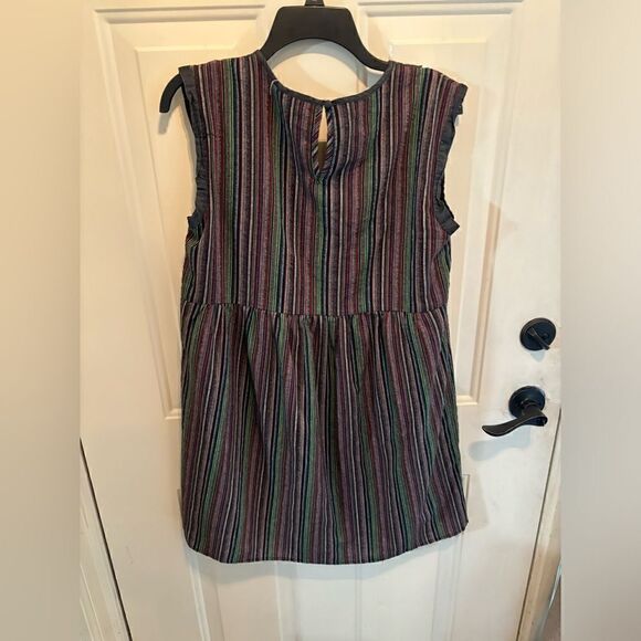 Savanna Jane Striper and Floral Embroidered Flowy Dress size S - Picture 5 of 5